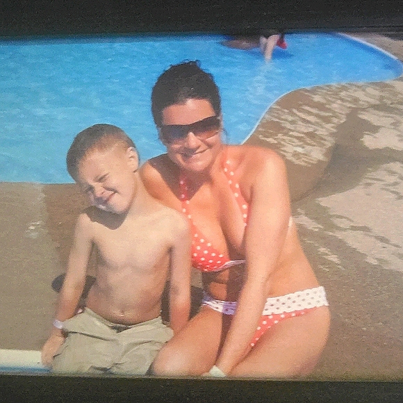 Victoria's Secret Coral and White Polka Dot Bikini 👙 ♥️ - Picture 3 of 14